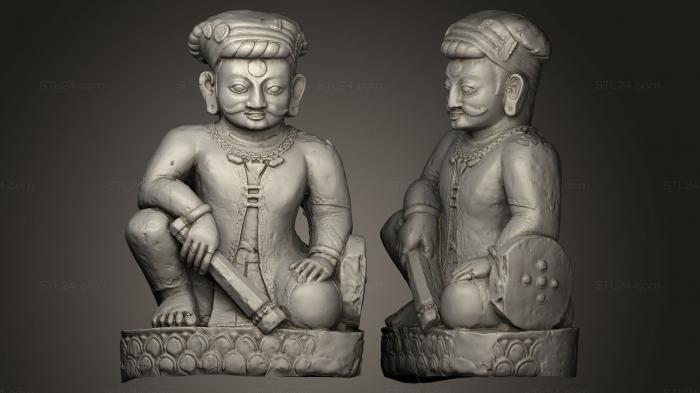 Miscellaneous figurines and statues (Phattu w, STKR_0026) 3D models for cnc